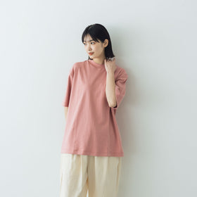 gicipi VONGOLA モックネック リラックスフィット Tシャツ