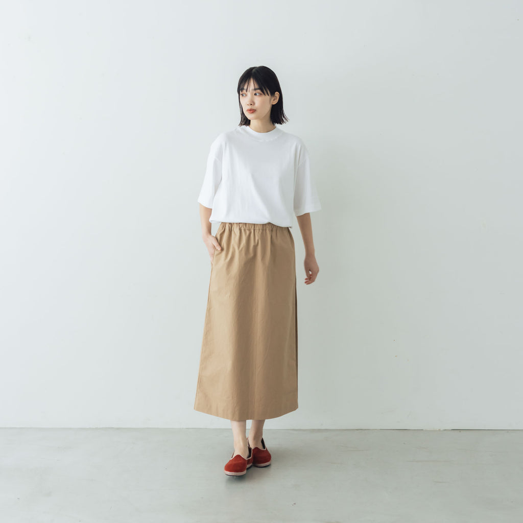 gicipi VONGOLA モックネック リラックスフィット Tシャツ