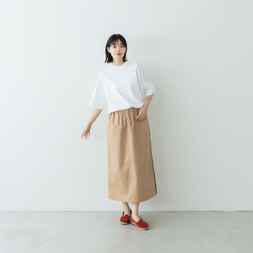 gicipi VONGOLA モックネック リラックスフィット Tシャツ