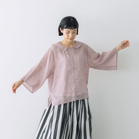 Koton フラットカラーブラウス ラミー