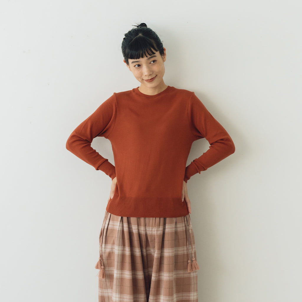 gicipi FRAGORA コットン クルー ニット