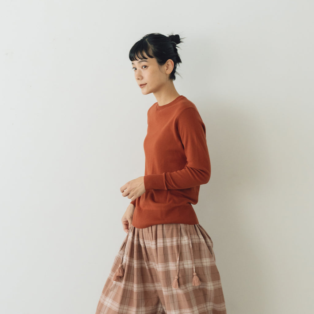 gicipi FRAGORA コットン クルー ニット