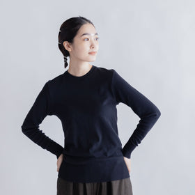 【SALE】 gicipi FRAGORA コットン クルー ニット