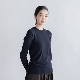 【SALE】 gicipi FRAGORA コットン クルー ニット