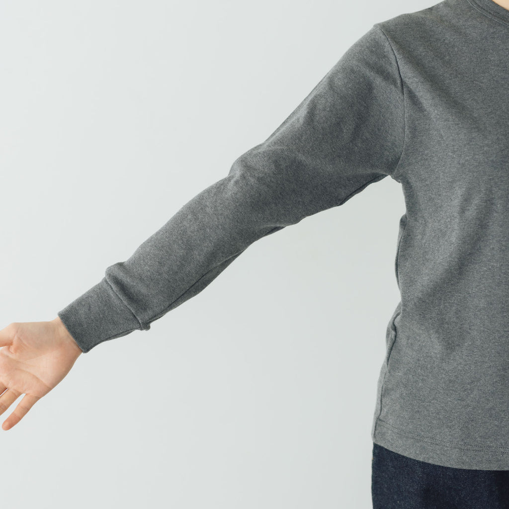 gicipi URANIO クルーネック ロングスリーブカットソー