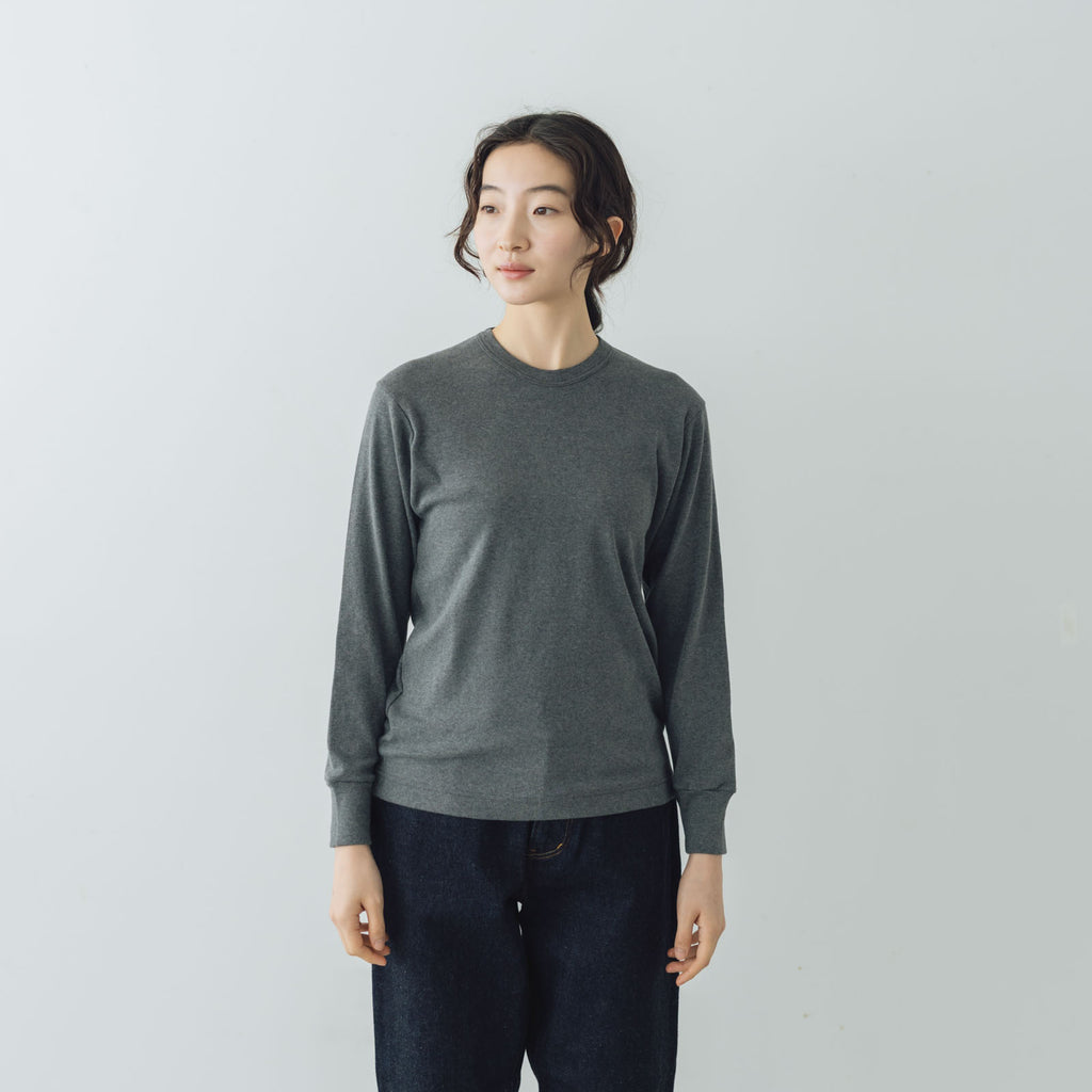 gicipi URANIO クルーネック ロングスリーブカットソー