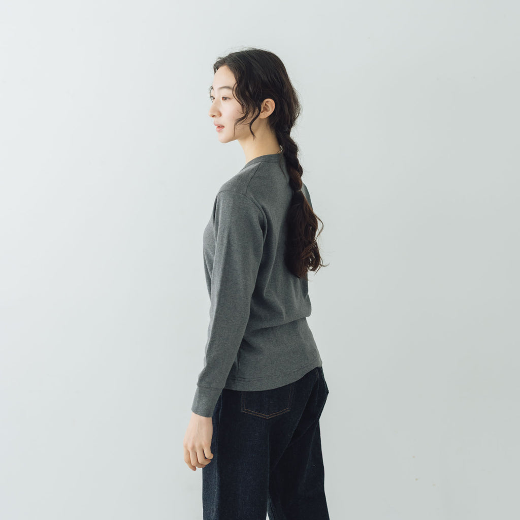 gicipi URANIO クルーネック ロングスリーブカットソー