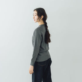 gicipi URANIO クルーネック ロングスリーブカットソー