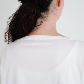 【SALE】gicipi PETROLIO クロップド丈 ボートネックカットソー