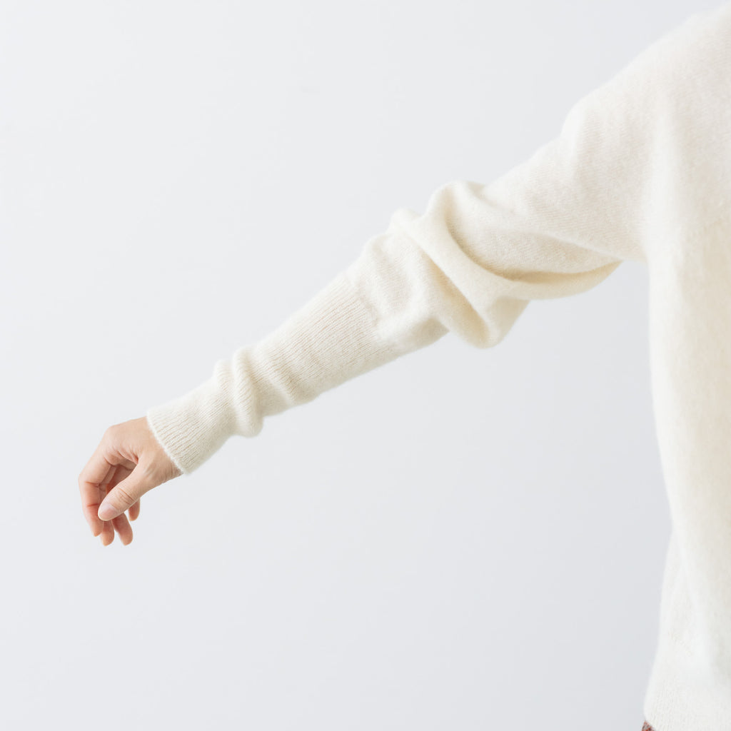 koton Baby alpaca クルーネック ホワイト