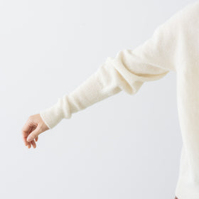 koton Baby alpaca クルーネック ホワイト