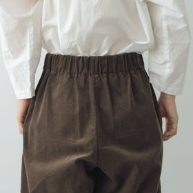 fruits of life コーデュロイバレルパンツ