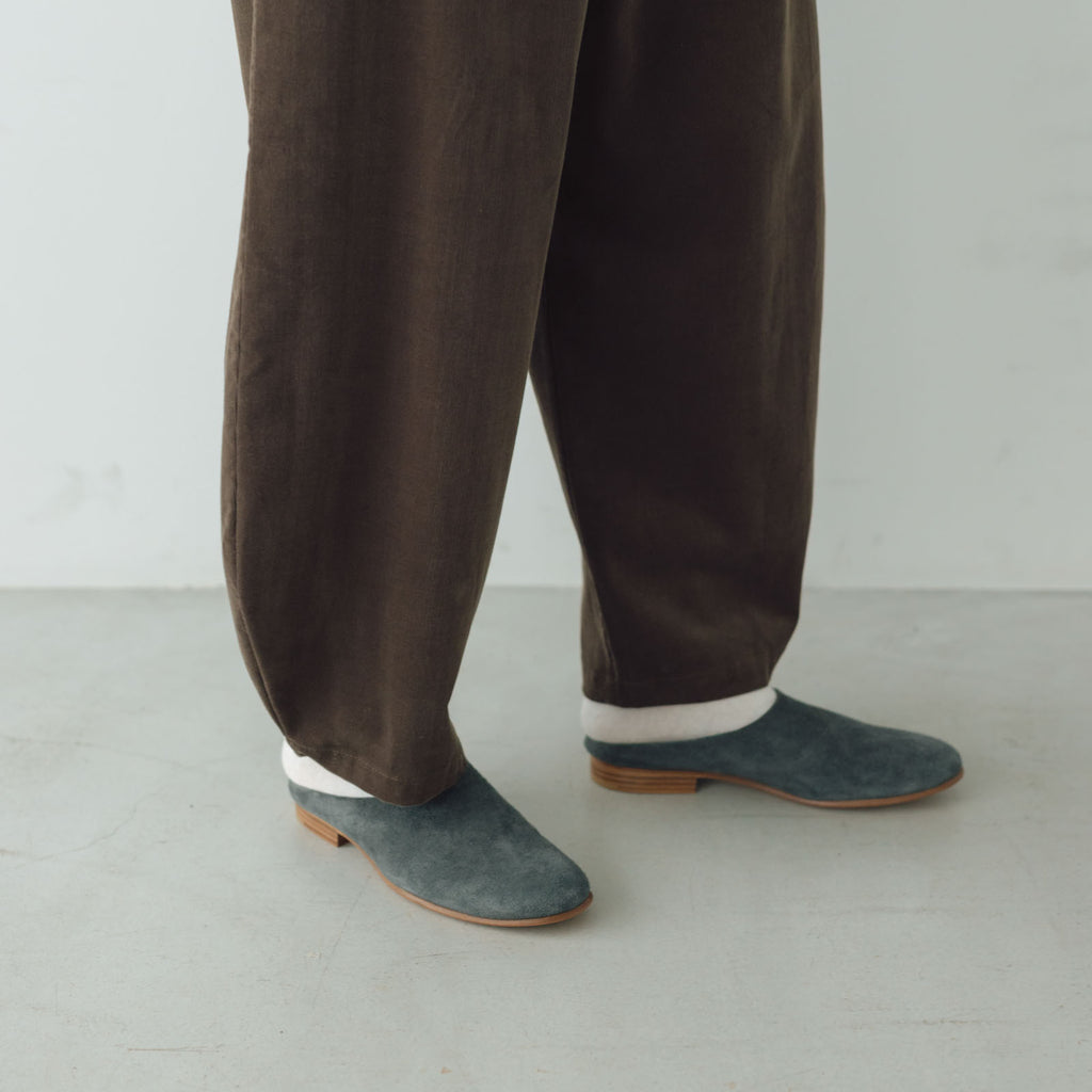 fruits of life コーデュロイバレルパンツ