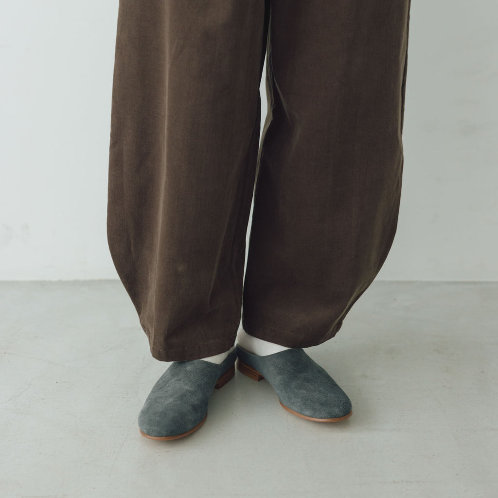 fruits of life コーデュロイバレルパンツ