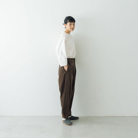 fruits of life コーデュロイバレルパンツ