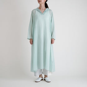 fruits of life セーラーカラーワンピース 白緑色/ミントグリーン