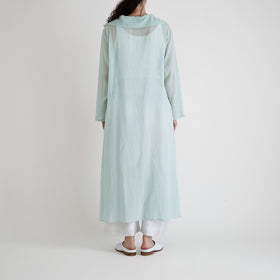 fruits of life セーラーカラーワンピース 白緑色/ミントグリーン