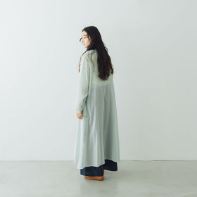 fruits of life セーラーカラーワンピース 白緑色/ミントグリーン