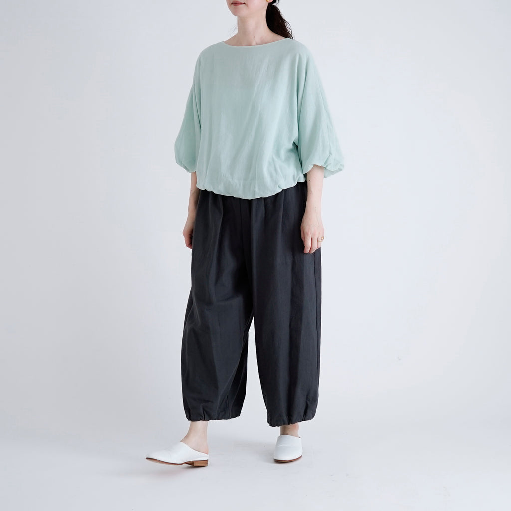 fruits of life バルーンプルオーバー 白緑色/ミントグリーン