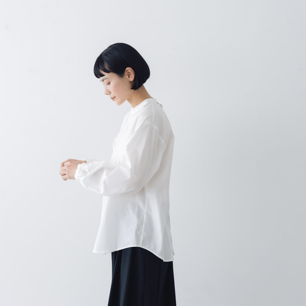 fruits of life スタンドカラーブラウス