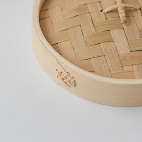 竹せいろのふた、留め具も竹で、全て竹製