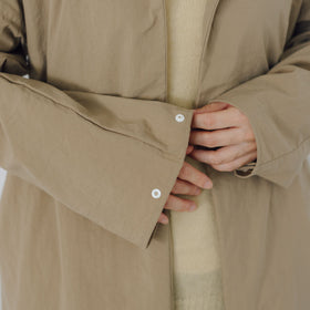 MUYA Nylon livery coat soutien collar