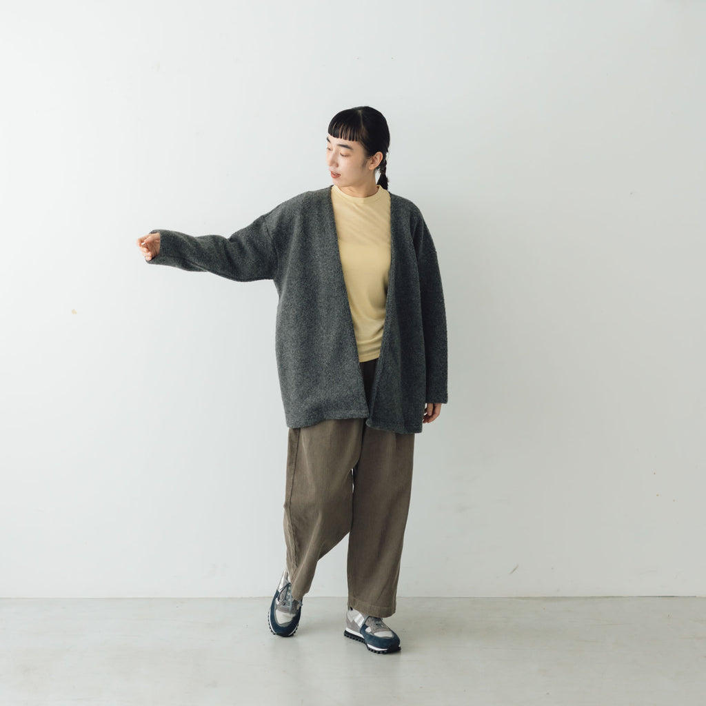 MUYA Wool pile Relax cardigan