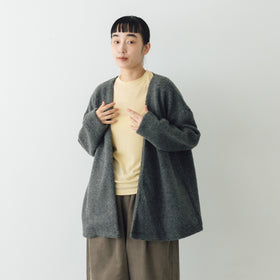 MUYA Wool pile Relax cardigan