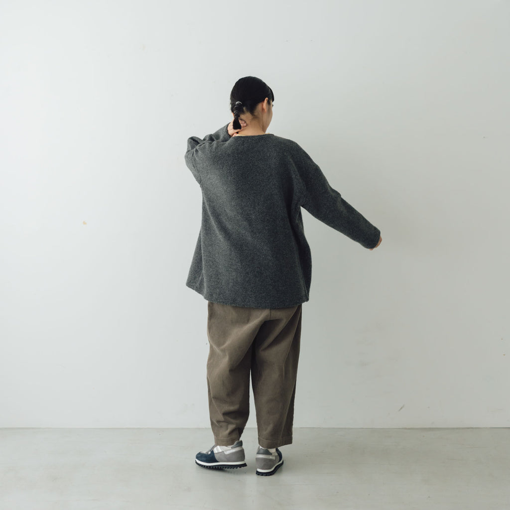 MUYA Wool pile Relax cardigan