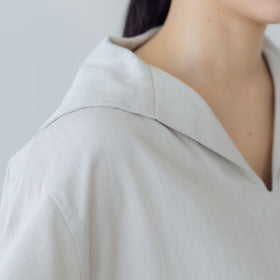 fruits of life コットンセーラーカラーシャツ