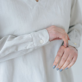 fruits of life コットンセーラーカラーシャツ