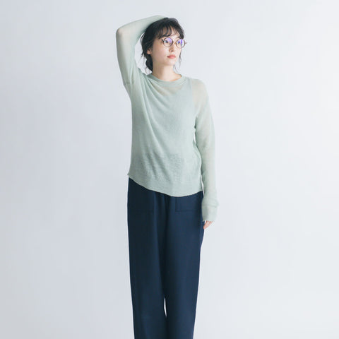 HAU ニットトップス ”fine alpaca”