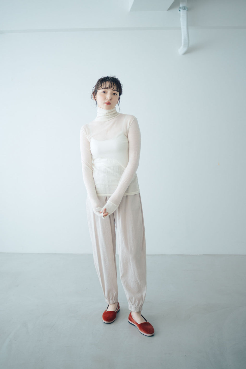 HAU タートルネック ”washable wool”