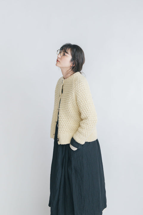 HAU ハンドニットカーディガン ”nepal”