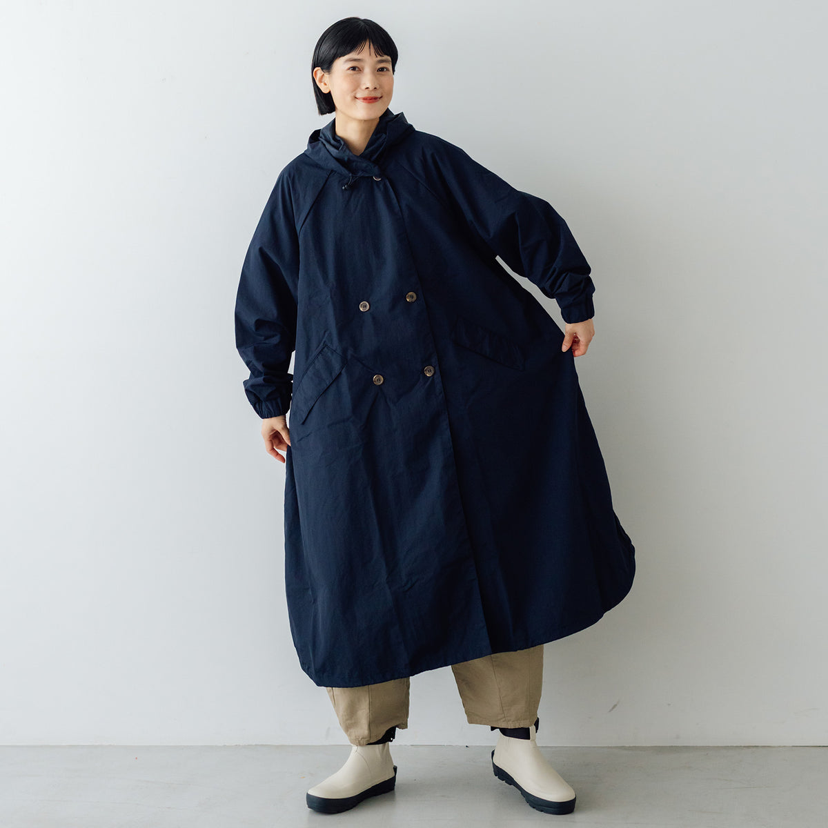 HAU　スプリングコート　レインコート spring & raincoat｜HAU 春夏の軽やかアウター ｜くらすこと公式