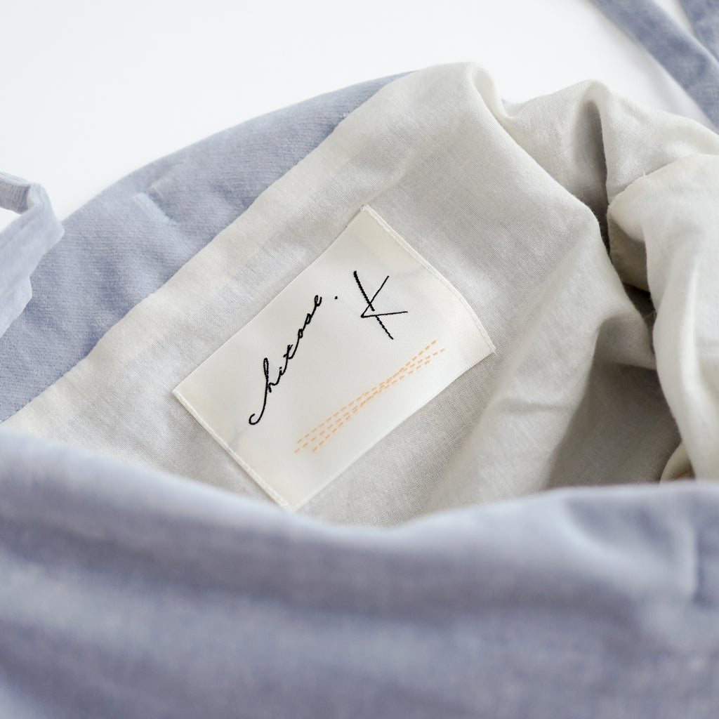 chitose.K scallop kincyaku bag