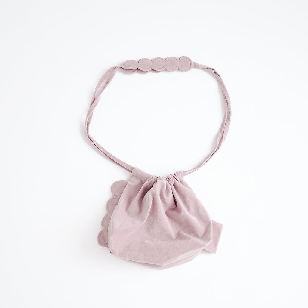 chitose.K scallop kincyaku bag