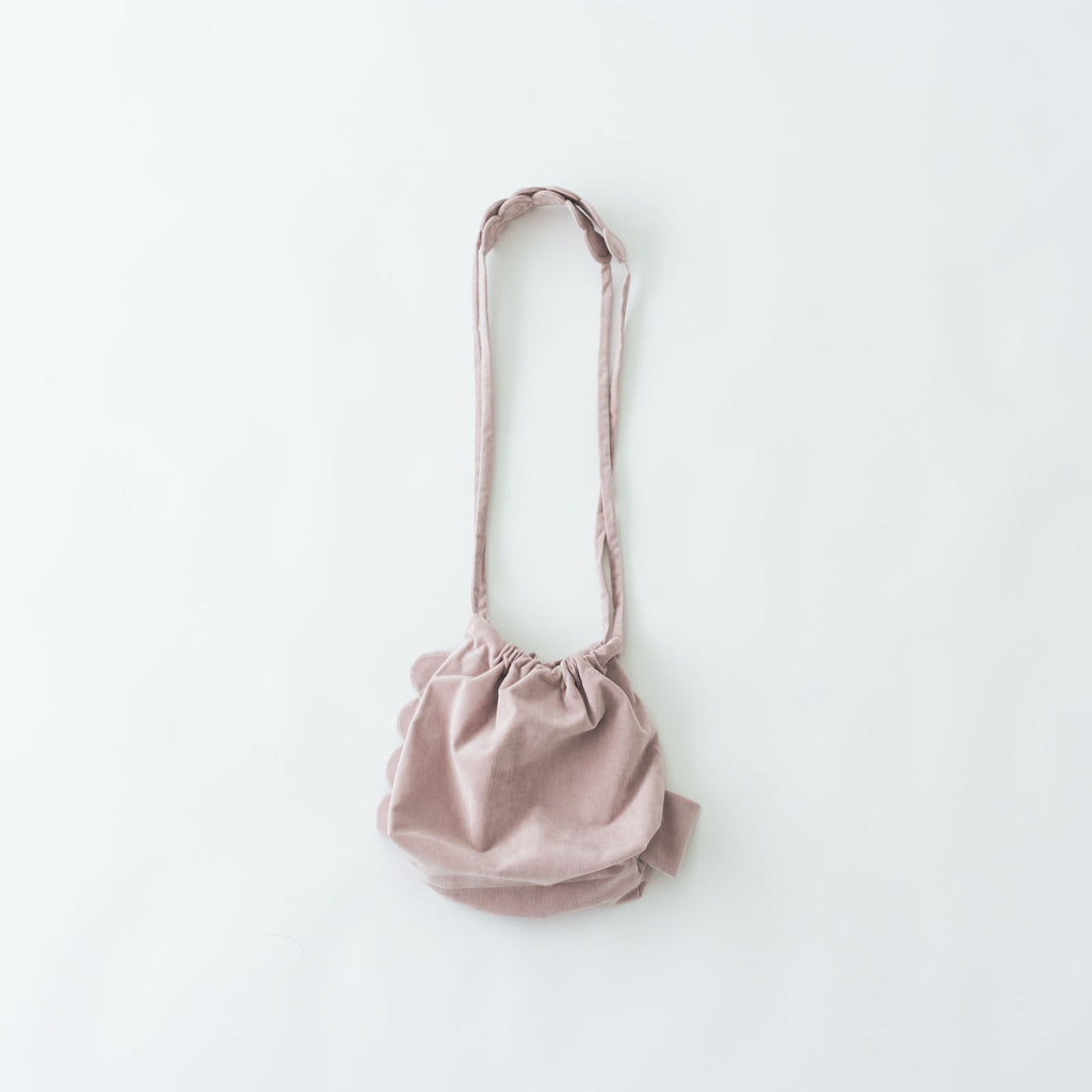chitose.K scallop kincyaku bag