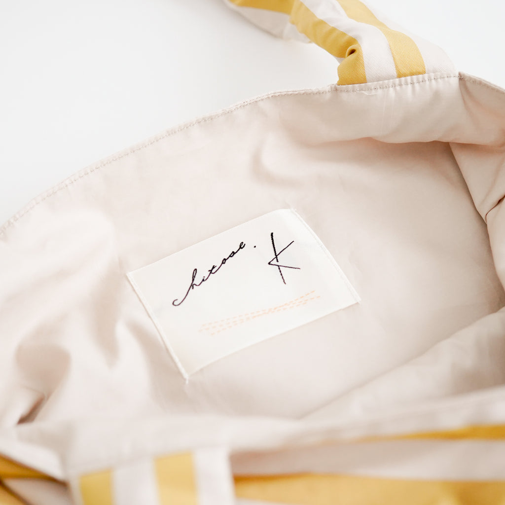 chitose.K scallop tote bag