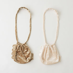 chitose.K scallop kincyaku bag