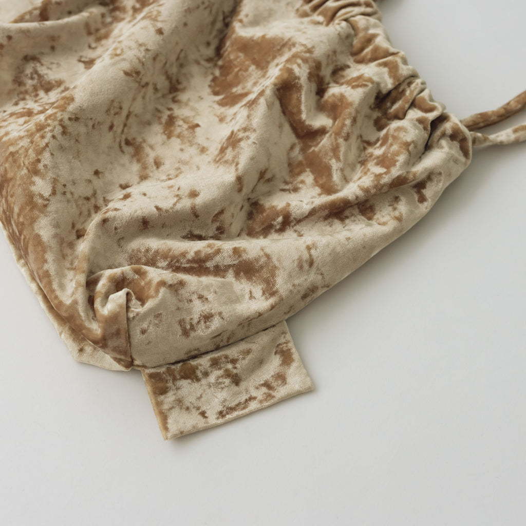 chitose.K scallop kincyaku bag