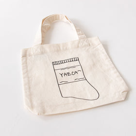 YAECA プリントバッグ(S)RIB SOCKS