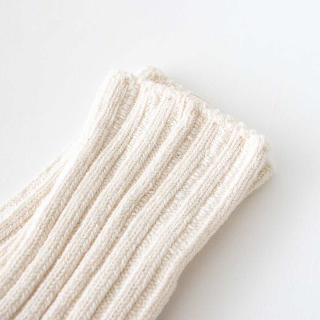 YAECA コットンリブソックス