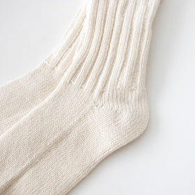 YAECA コットンリブソックス