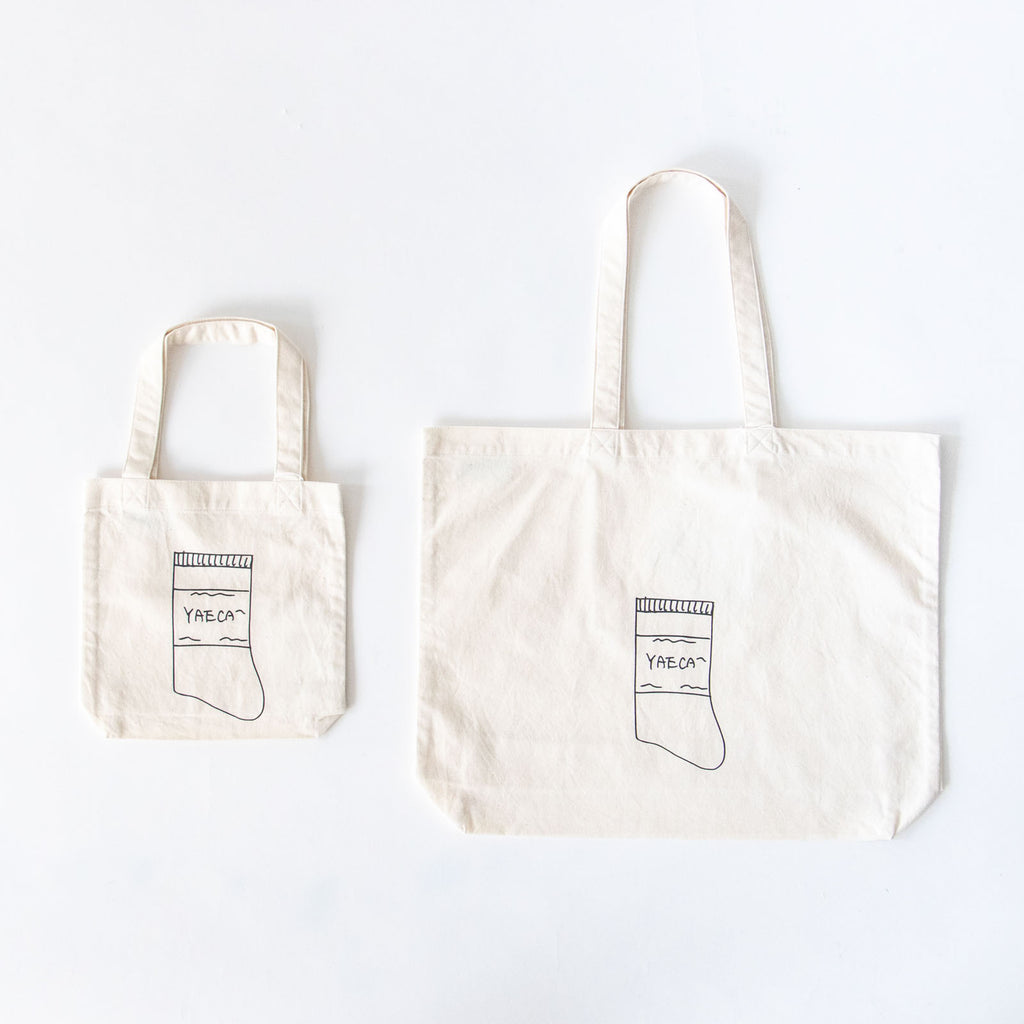 YAECA プリントバッグ(S)RIB SOCKS