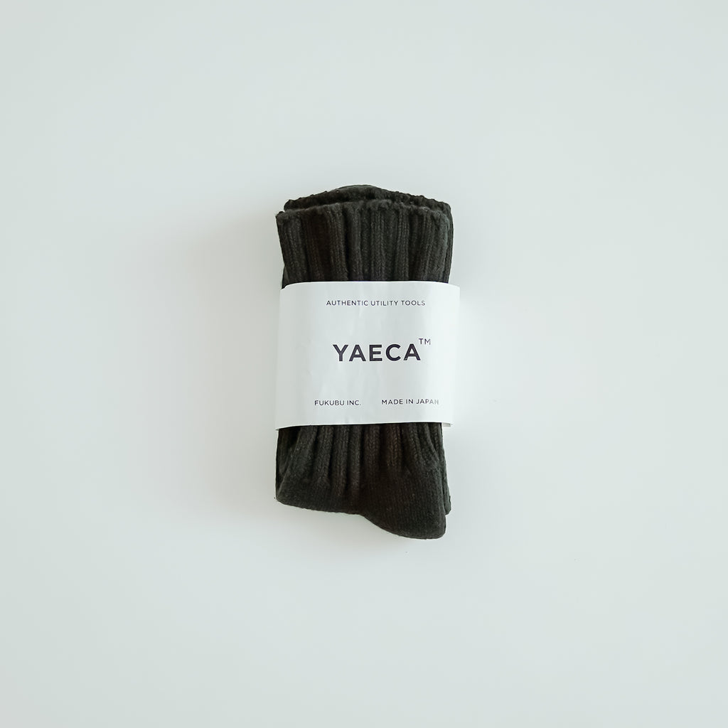 YAECA コットンリブソックス
