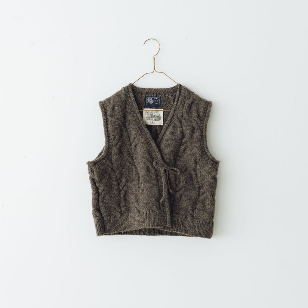 HAU ハンドニットベスト "nepal"2