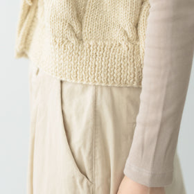 HAU ハンドニットベスト "nepal"2