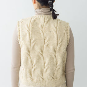 HAU ハンドニットベスト "nepal"2