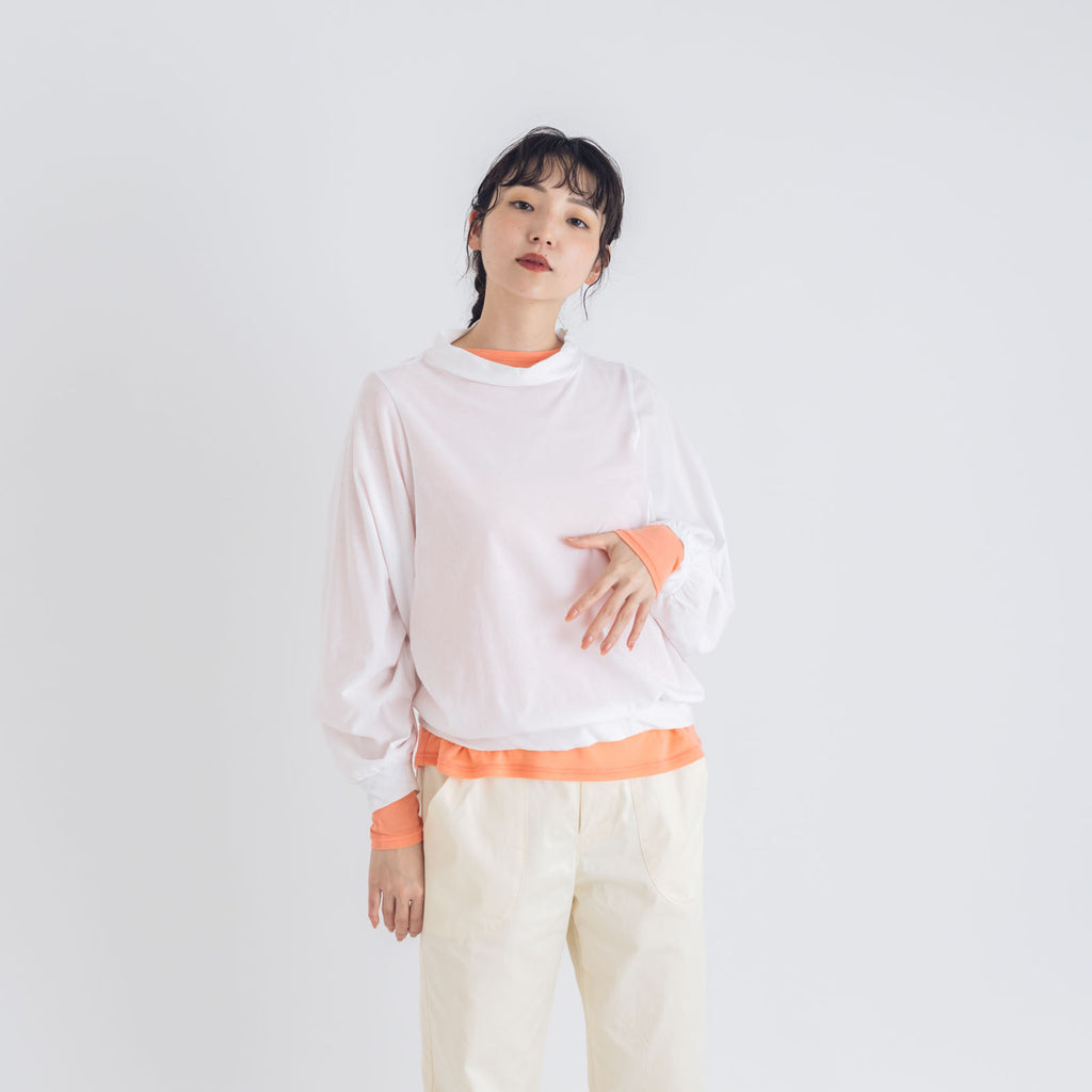 【SALE】 HAU ハイネックトップス "dolman"